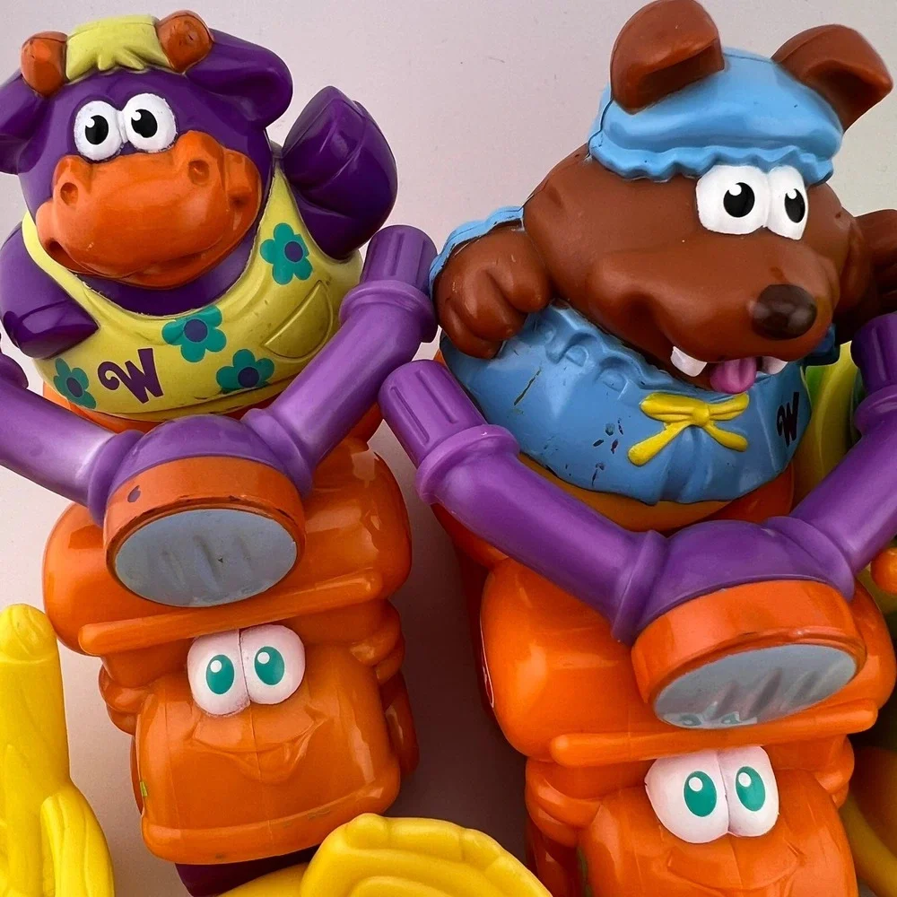 Fisher Price Little People Wonder Pets Wheelies Figure & Chair‎ Lot Turtle Moose
